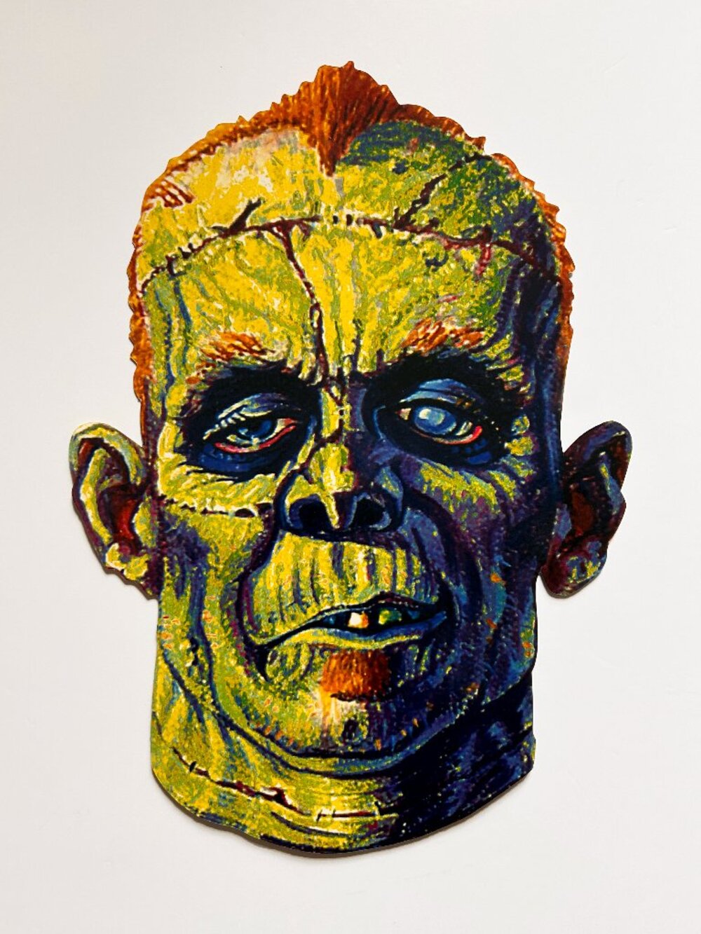 Vintage Halloween Amscan Ron Lewis Frankenstein Die Cut